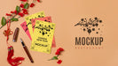 Free Chinese New Year Concept Mock-Up Psd