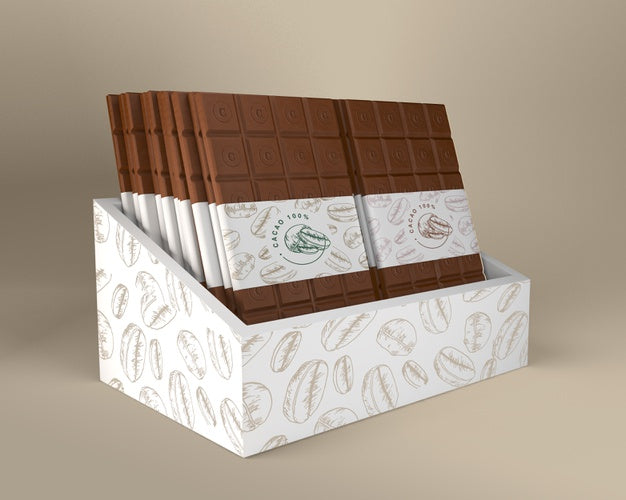 Free Chocolate Box And Paper Packaging Design Psd
