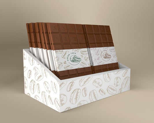 Free Chocolate Box And Paper Packaging Design Psd