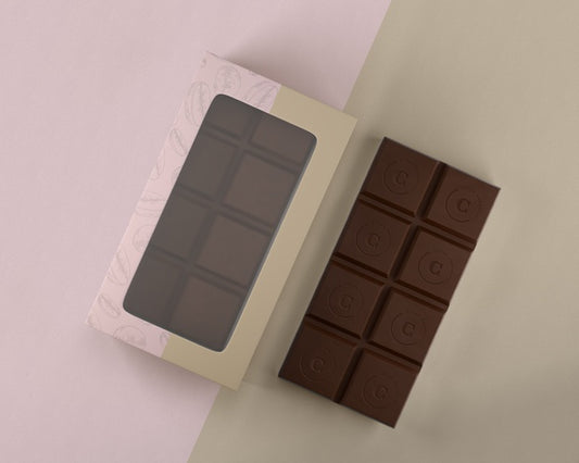 Free Chocolate Box Design Mock-Up Psd