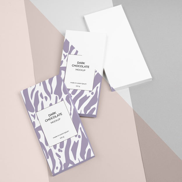 Free Chocolate Packaging Mockup Psd