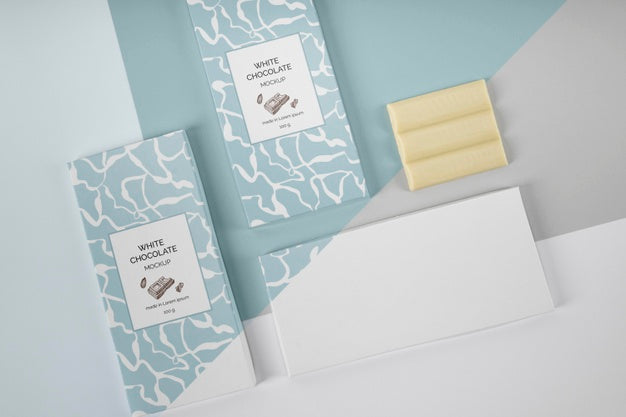 Free Chocolate Packaging Mockup Psd