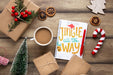 Free Christmas Gifts And Cup Of Coffee On A Table Psd