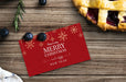 Free Christmas Holiday Greeting Design Mockup