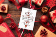Free Christmas Mock-Up Flat Lay Psd