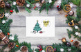 Free Christmas Mockup With Cover Or Letter Psd