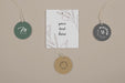 Free Circle Shaped Tag Price Mockup Psd