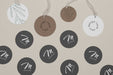 Free Circle Shaped Tag Price Mockup Psd