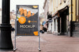 Free City Food Billboard Mock-Up Psd