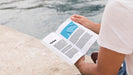 Free Close Up Man On Street Reading Book Psd