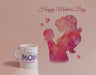 Free Close-Up Mothers Day Mug Psd