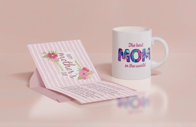 Free Close-Up Mothers Day Mug Psd