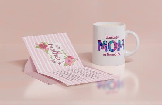Free Close-Up Mothers Day Mug Psd