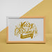 Free Close-Up Of A Merry Christmas Frame With Mock-Up Psd