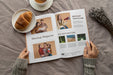 Free Close Up On Magazine In The Bedroom Psd
