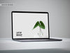 Free Close Up View Of Laptop Mockup Design Psd