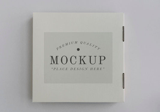 Free Closed Delivery Pizza Box Mockup Psd