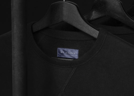 Free Clothing Label Mockup