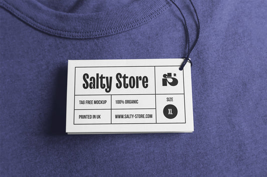 Free Clothing Tag Mockup