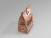 Free Coffee Bag Packet Mockup Psd