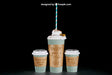 Free Coffee Mockup Two Small And One Large Cup Psd