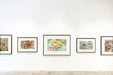 Free Collection Of Art Pieces On A Wall Psd