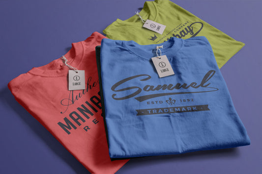 Free Color Tshirt Mockup Psd