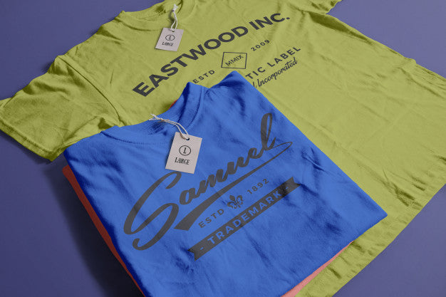 Free Color Tshirt Mockup Psd