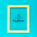 Free Colorful Artistic Frame With Mock-Up Psd