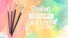 Free Colorful Paint Concept Mock-Up Psd