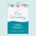 Free Colorful Wedding Concept Flyer Psd