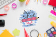 Free Colourful Supplies For Back To School Psd