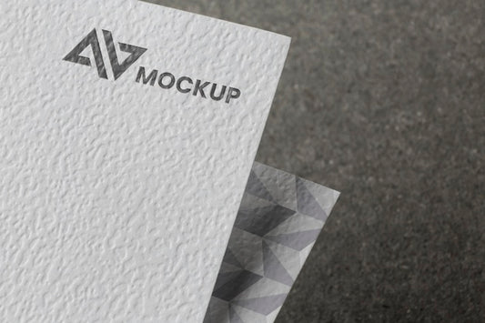Free Composition Of Branding Mock-Up On Card Psd