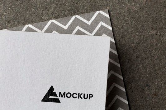 Free Composition Of Branding Mock-Up On Card Psd
