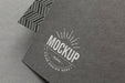 Free Composition With Company Branding Card Mock-Up Psd