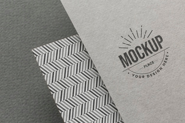 Free Composition With Company Branding Card Mock-Up Psd