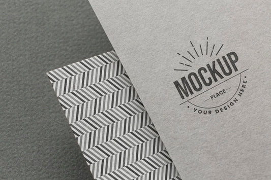 Free Composition With Company Branding Card Mock-Up Psd