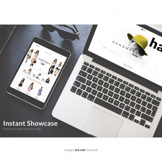 Free Computer And Tablet Mock Up Psd