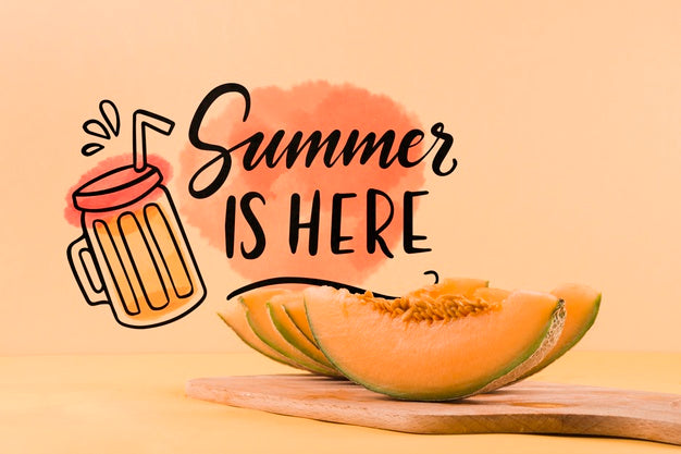 Free Copyspace Mockup For Summer Concepts Psd