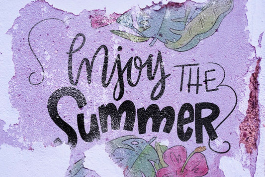 Free Copyspace Mockup On Wall For Summer Lettering Psd