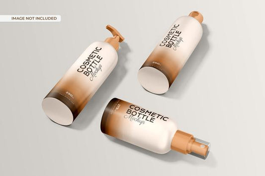 Free Cosmetic Bottle Mockup Psd