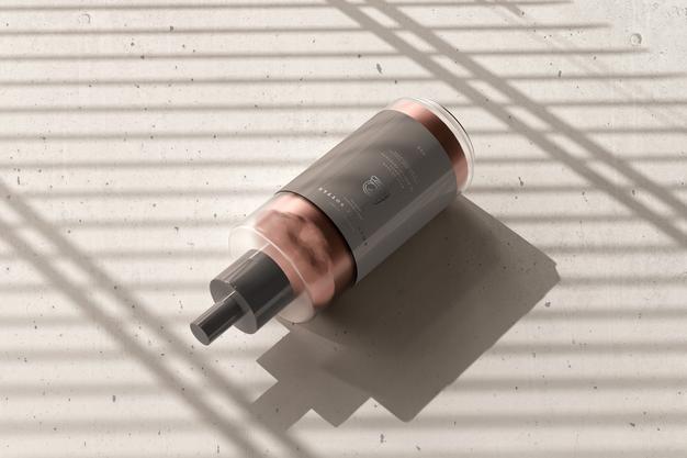 Free Cosmetic Cream Bottle Mockup Psd