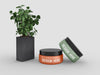 Free Cosmetic Cream Container Mockup For Cream Psd