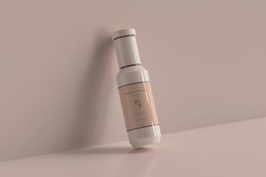 Free Cosmetic Plastic Bottle Mockup Psd