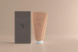 Free Cosmetic Tube With Box Mockup Psd