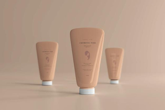 Free Cosmetic Tubes Mockup Psd