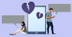 Free Couple Breaking Up Via Texting And Copy Space
