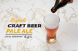 Free Craft Beer Poured In Glass With Mock-Up Psd