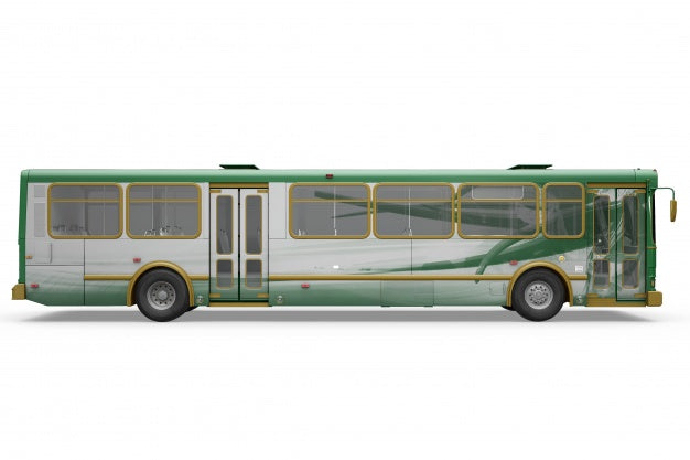 Free Creative Bus Mockup Psd