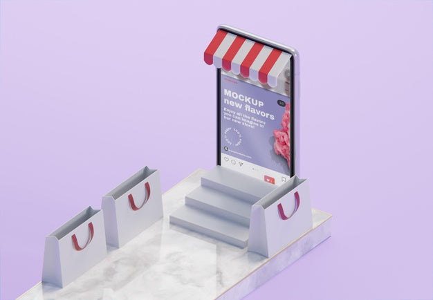 Free Creative Business Assortment With Smartphone Mock-Up Psd